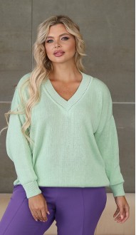 Вайлет джемпер светло-зеленый