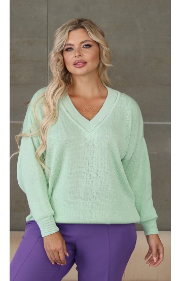 Вайлет джемпер светло-зеленый