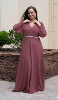 Элиана платье в пол фрезовое