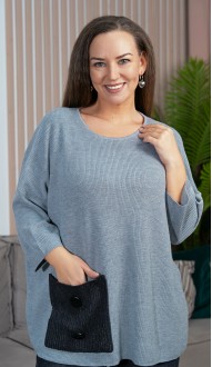 Мариет джемпер серый