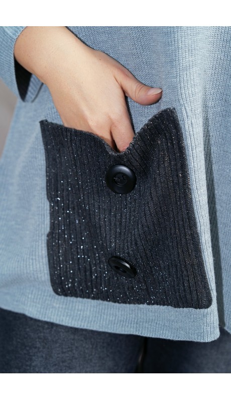 Мариет джемпер серый