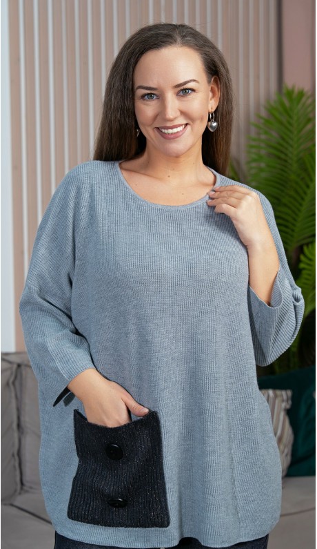 Мариет джемпер серый