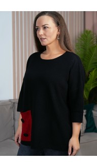 Мариет джемпер черный