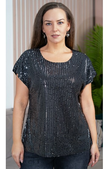 Дарина топ черный