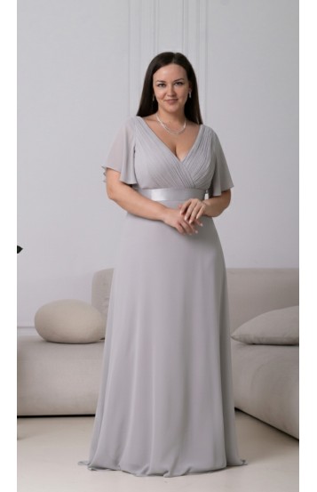 Лореса платье в пол серое в наличии