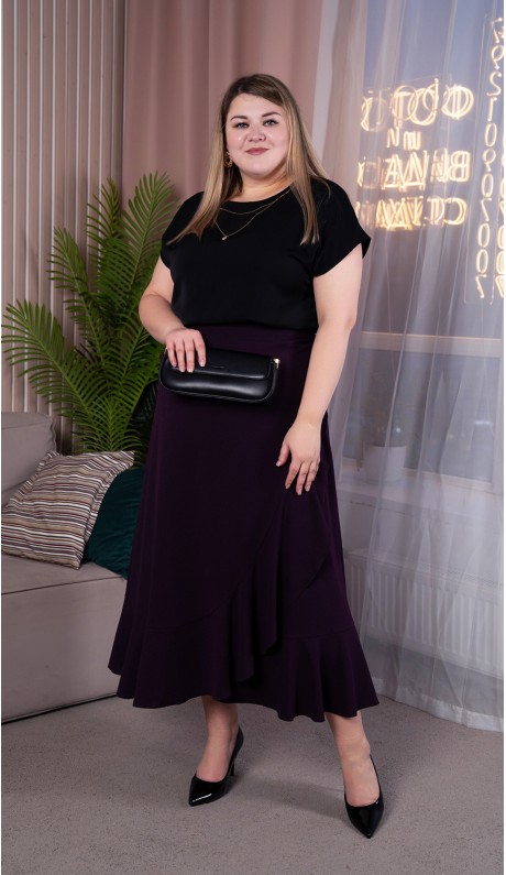 Кирри юбка бургунди в наличии