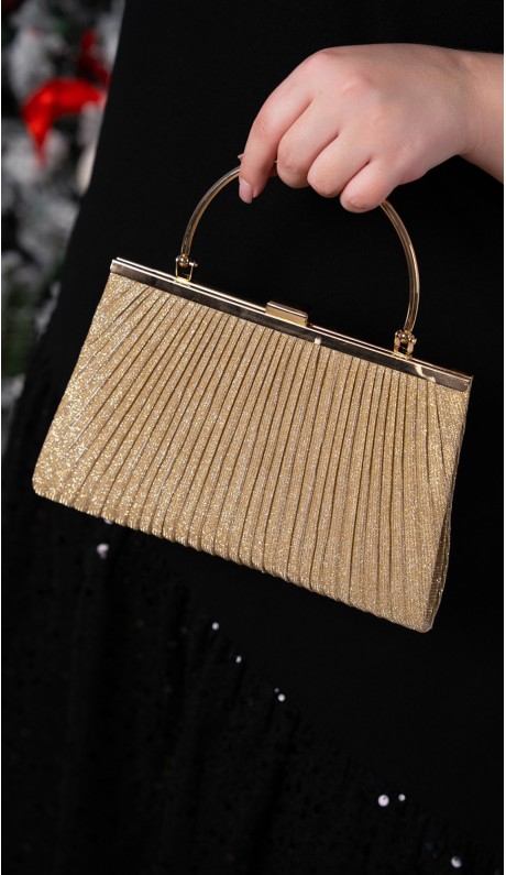Ивион клатч золотистый