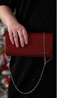 Мэрис клатч красный