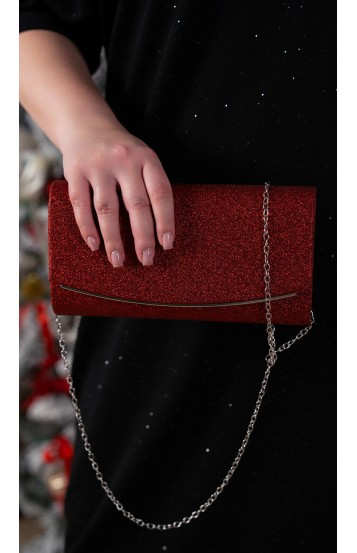 Мэрис клатч красный