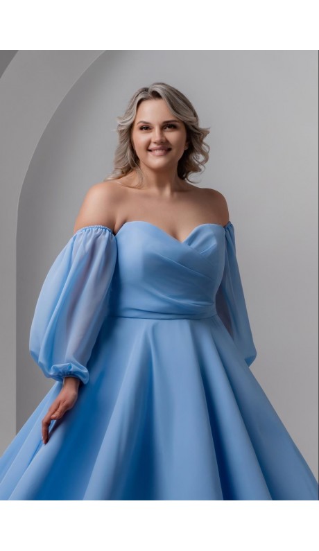 Фили платье голубое