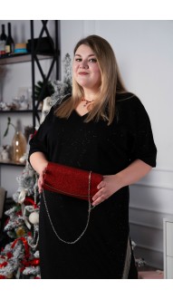 Лигара платье черное сапфир