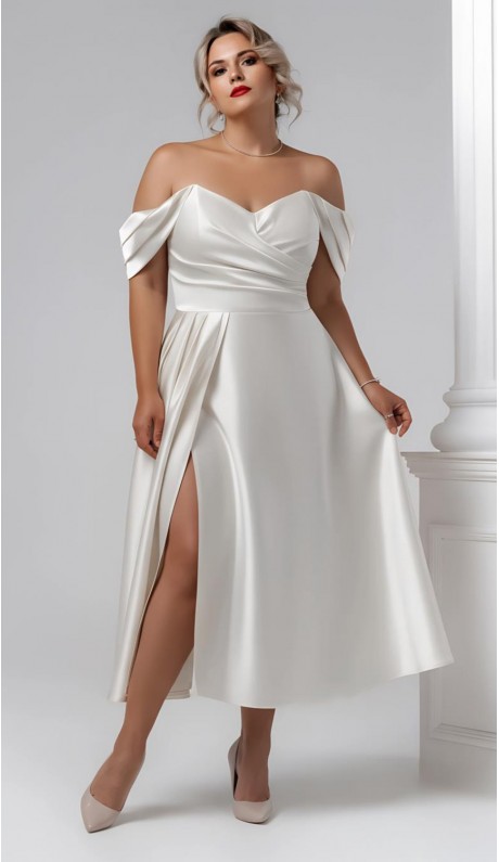 Варина платье midi молочное