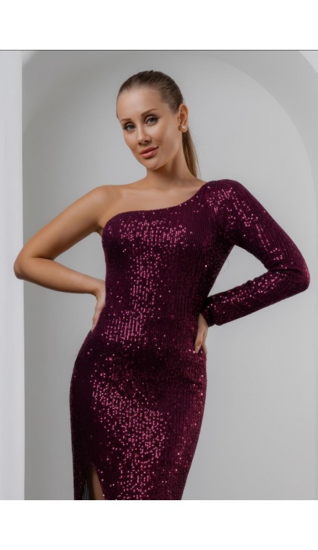 Лиар платье марсала