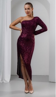 Лиар платье марсала