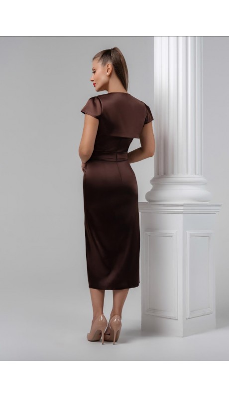 Фарида платье шоколадное