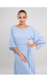 Гейша платье голубое