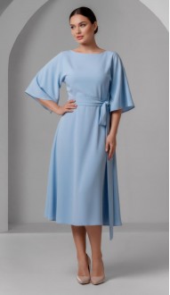 Гейша платье голубое