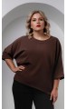 Шебо блуза шоколадная Шебо блуза шоколадная