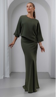 Шебо юбка оливковая