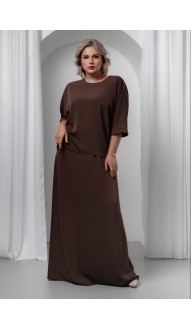 Шебо юбка шоколадная