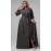 Корса платье в пол графитовое