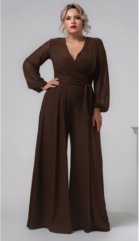 Аджи комбинезон шоколадный 02