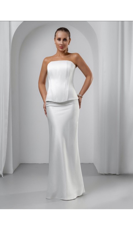 Линдор юбка молочная