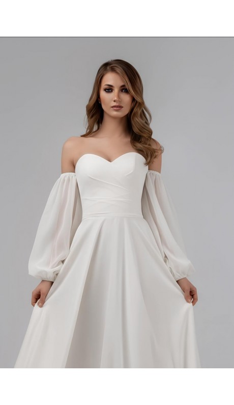 Фили платье молочное