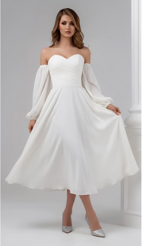 Фили платье молочное