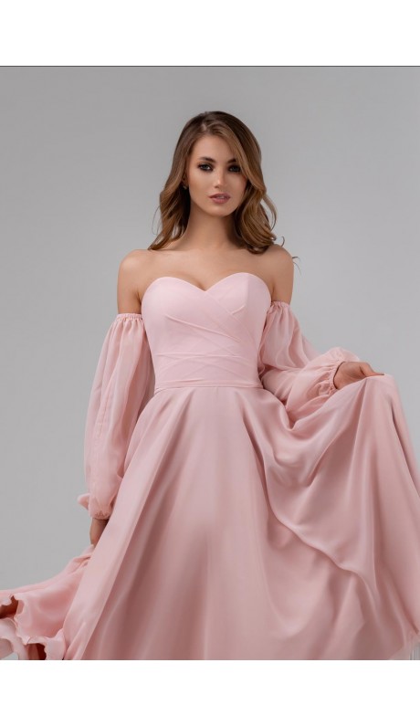 Фили платье пудра