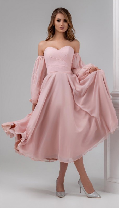 Фили платье пудра