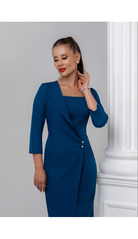 Лури платье синее