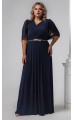 Трина 02 платье в пол темно-синее Трина 02 платье в пол темно-синее