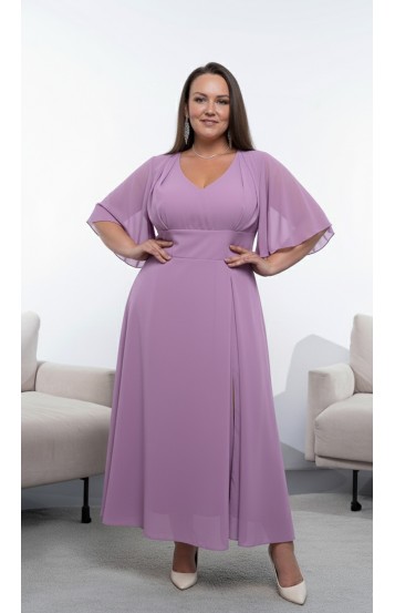 Роки платье midi лавандовое Роки платье midi лавандовое