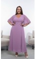 Роки платье midi лавандовое Роки платье midi лавандовое