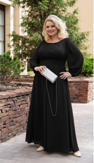 Фелиция платье в пол черное