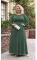 Фелиция платье в пол зеленое Фелиция платье в пол зеленое