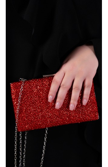 Вилис клатч красный
