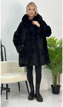 Гейла шуба черная