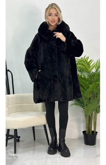 Гейла шуба черная