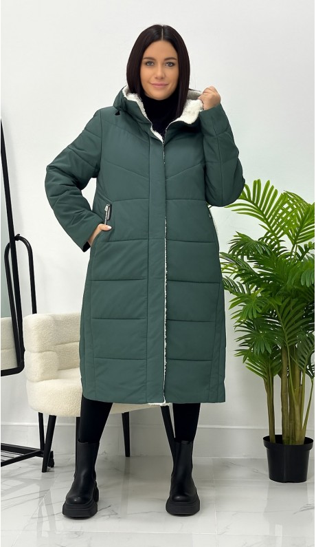 Дитлис куртка зеленая