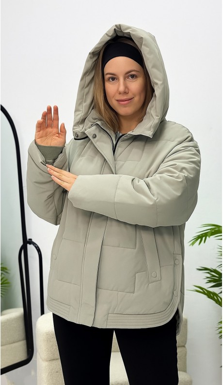 Нельсия куртка фисташковая