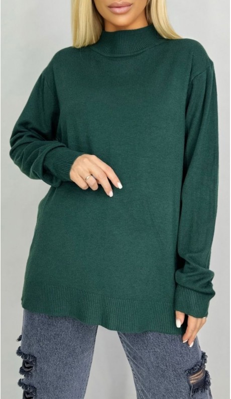 Милрет водолазка изумрудная