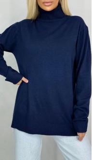 Лаерта водолазка темно-синяя