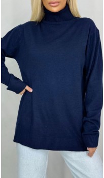 Лаерта водолазка темно-синяя