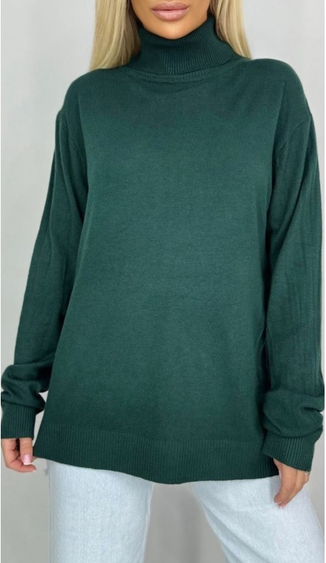 Лаерта водолазка изумрудная