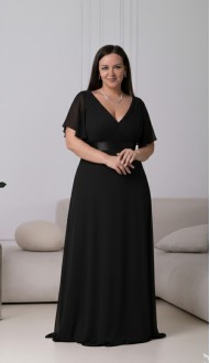 Лореса платье в пол черное