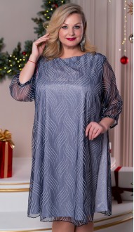 Лоретта платье голубое