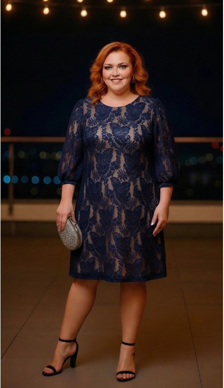 Вивиана платье синее