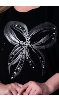 Юлиана кофта черная